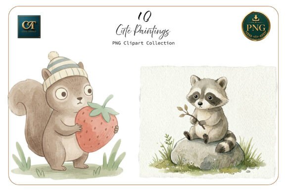 Download Cute Animal Drawings Set - Drawings Collection